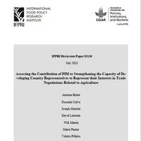 Assessing the contribution of PIM to strengthening the capacity of developing country representatives to represent their interests in trade negotiations related to agriculture