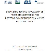 Evaluación de productos obtenidos por biotecnología de precisión y nuevas biotecnologías