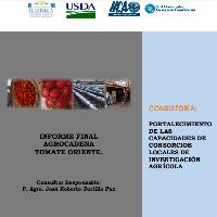 Informe Final Agrocadena tomate Oriente