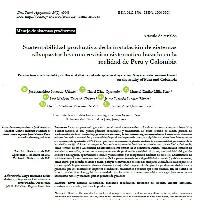 Sustentabilidad productiva de la instalación de sistemas silvopastoriles: una revisión sistemática basada en la realidad de Perú y Colombia