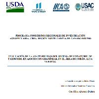 Evaluación de la adaptabilidad del sistema silvopastoril de Taxiscobo, en asocio con Gramineas, en el área de Cobán, Alta Verapaz