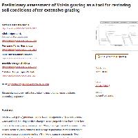 Preliminary assessment of Voisin grazing as a tool for restoring soil conditions after extensive grazing