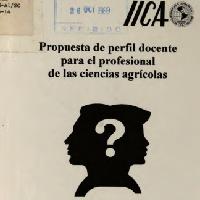 Propuesta de perfil docente para el profesional de las ciencias agrícolas