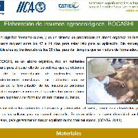 Elaboración de insumos agroecológicos, BOCASHI