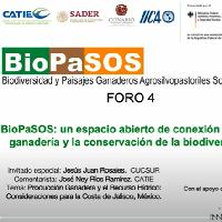 BioPaSOS Foro 4: Producción ganadera y recurso hídrico