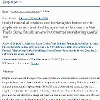 Soil chemical alteration due to slaughterhouse waste application as identified by spectral reflectance in São Paulo State, Brazil: an environmental monitoring useful tool