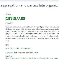 Short-term variation in aggregation and particulate organic matter under crops and pastures-