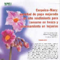 Corpoica-Mary: Nueva variedad de papa mejorada para el consumo en fresco y el procesamiento en hojuelas.-