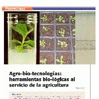 Agro-bio-tecno-logías: Herramientas bio-lógicas al servicio de la agricultura