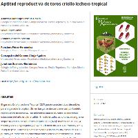  Aptitud reproductiva de toros criollo lechero tropical