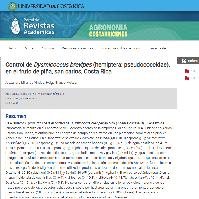 Control de Dysmicoccus brevipes (Hemiptera: Pseudococcidae), en el fruto de piña, San Carlos, Costa Rica