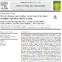 Floristic diversity and stocking rate in tropical dry forest secondary vegetation used for grazing