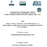 Producción de forraje verde hidropónico en condiciones agroclimáticas de la región occidental de Guatemala